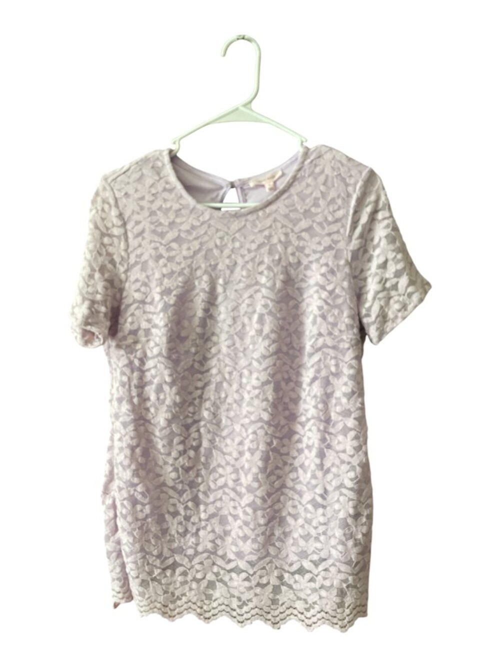 Women's Short Sleeve Top, Teddi Rose, M, Purple, NWT